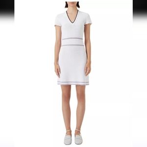 Emporio Armani Cotton Jacquard Knit Dress